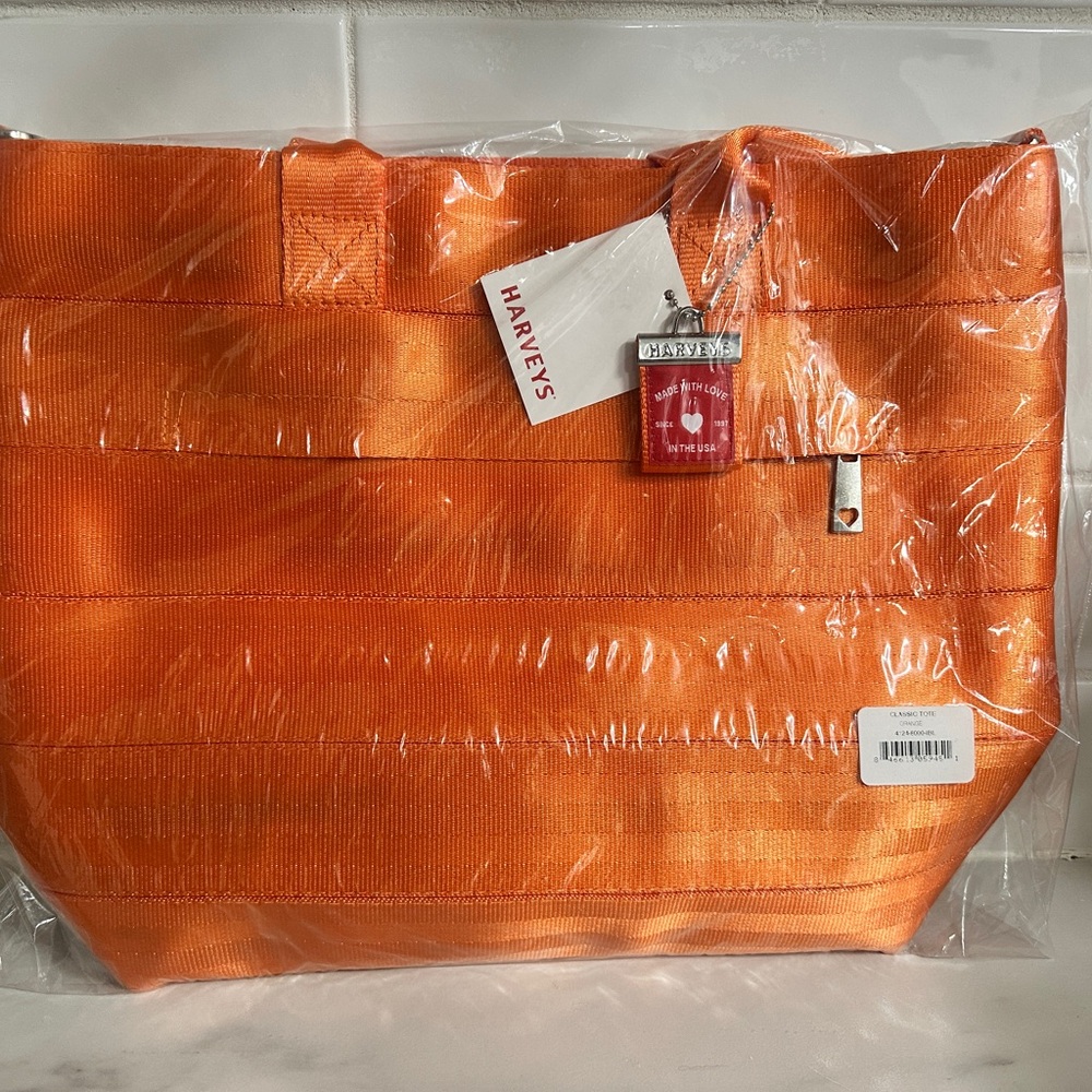 Harveys Seatbelt Orange Classic Tote Bag- NEW